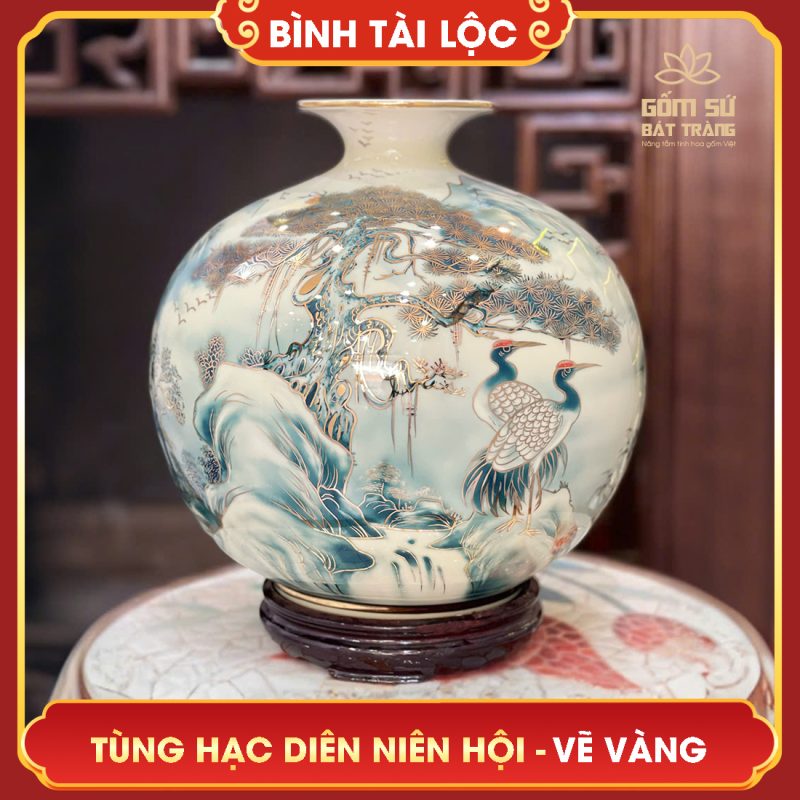 Bình Hút Lộc Phong Thủy - Cách Chọn & Bài Trí Theo Mệnh binh tai loc ve vang tung hac dien nien hoi h35 1