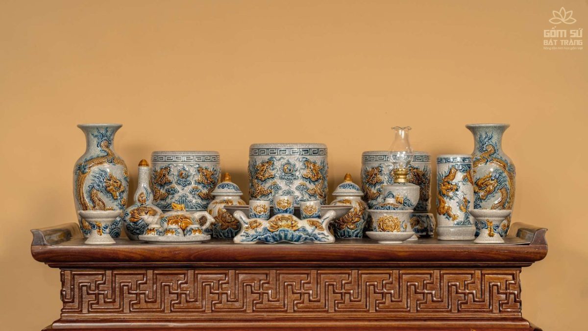 Thỉnh Trọn Bộ Đồ Thờ Bát Tràng Cho Không Gian Tâm Linh bo do tho bat trang 19