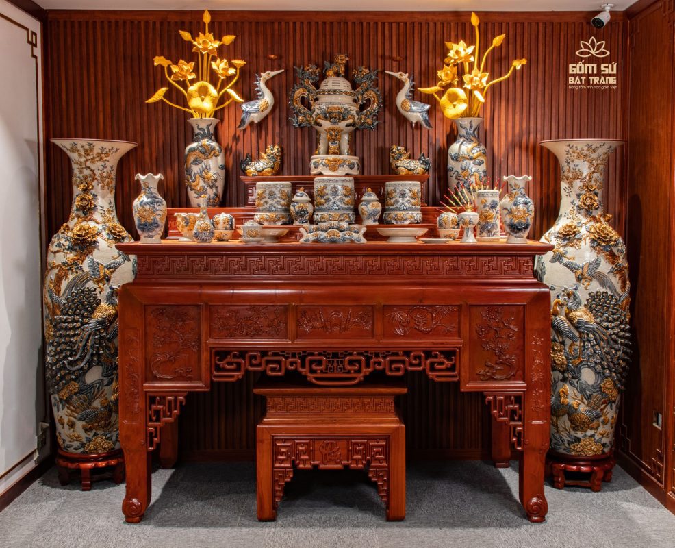 Thỉnh Trọn Bộ Đồ Thờ Bát Tràng Cho Không Gian Tâm Linh bo do tho bat trang 27