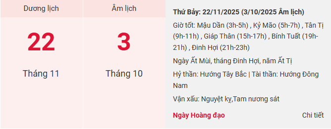 lich am thang 11 2025 22