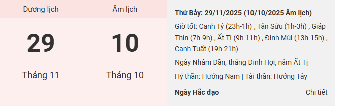 lich am thang 11 2025 29